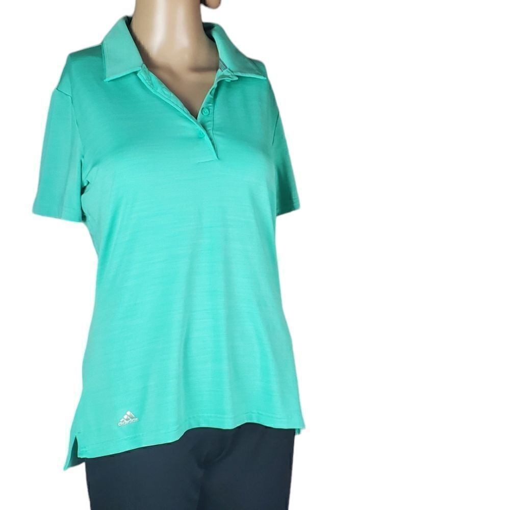 Adidas Mint Green Golf Polo Shirt